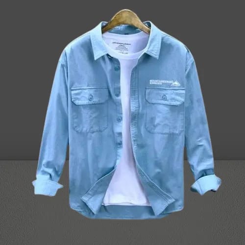 Cotton Long Sleeve Casual Shirt For Men Shirt - Shirt For Men - Shirt