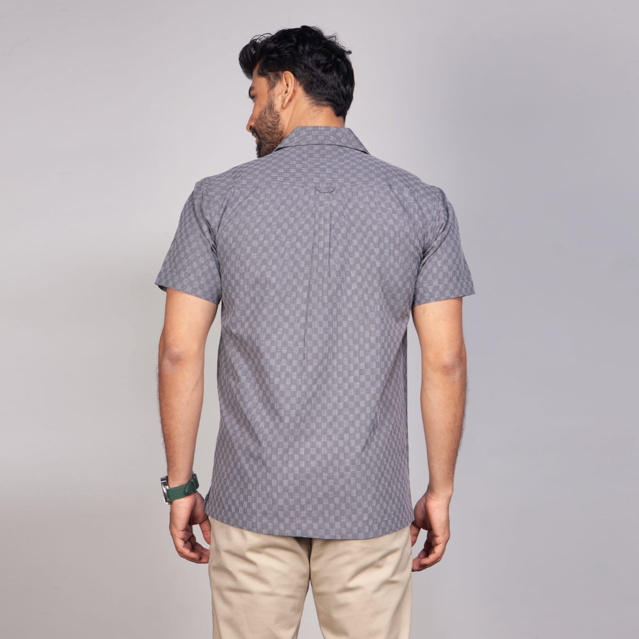 Cuban Collar Shirt_Regular Fit